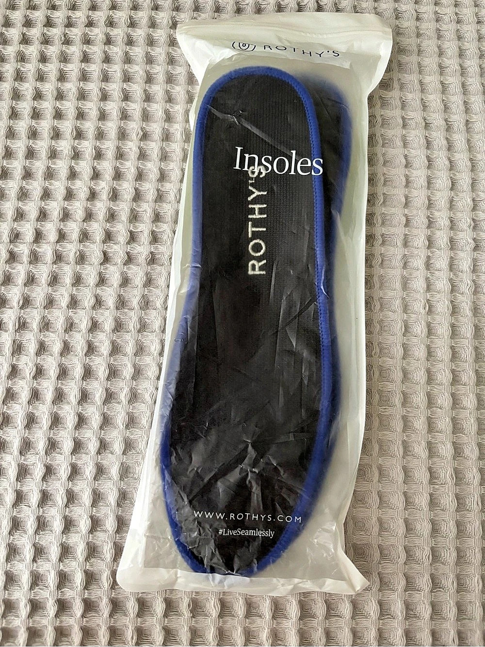 Rothy's The Insole Black & Blue US 11 NWT